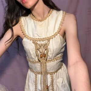 Rare canvas Gunne Sax queen dress